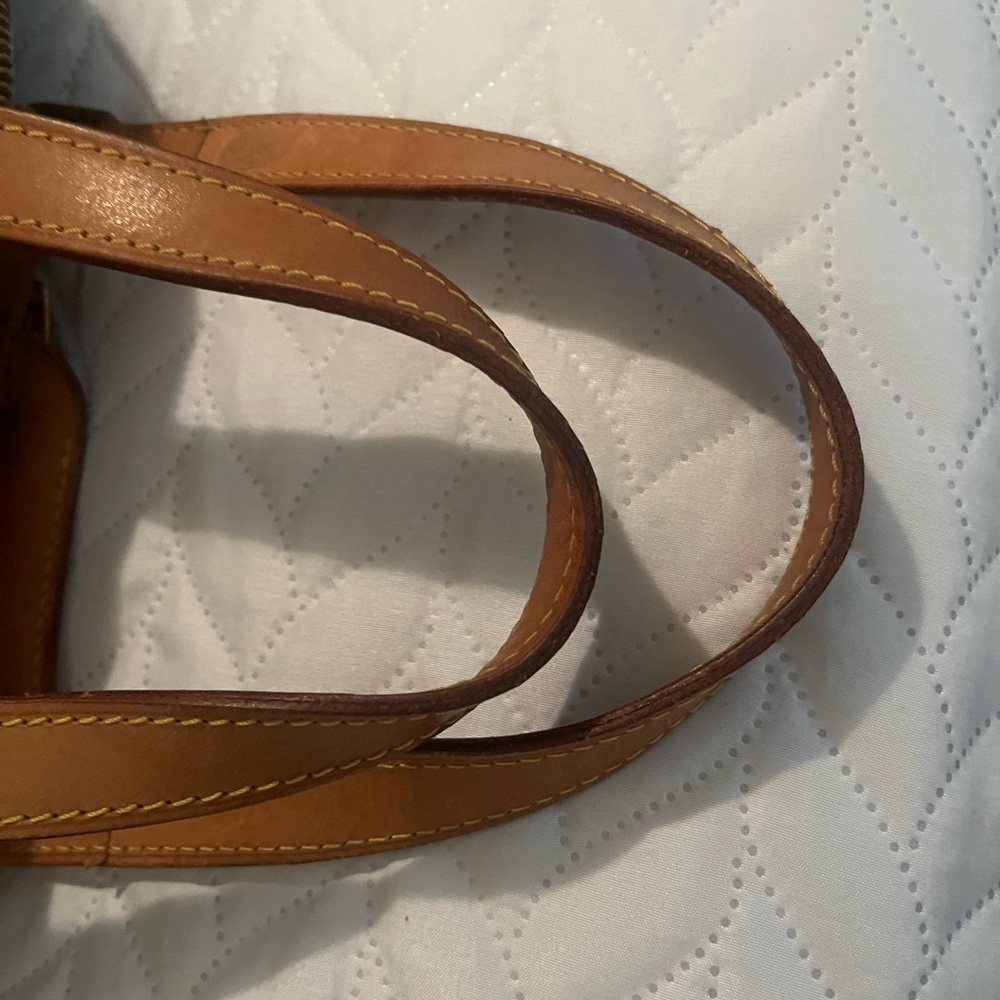 LOUIS VUITTON Vintage Monogram Keepall 45 w/ Vachetta Leather Tag & Poignet Set - Picture 6 of 11